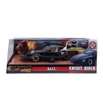 Masinuta metalica KITT Knight Rider Jada Hollywood Rides, scara 1:24