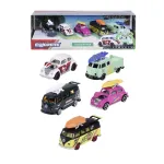 Set 5 mașinuțe metalice Majorette Volkswagen, 7,5 cm