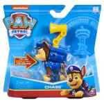 Figurina Paw Patrol Chase cu rucsac activ si accesoriu, 12 cm