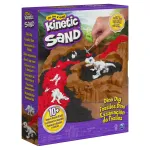 Set Kinetic Sand Dino Dig - Șantier arheologic cu fosile și 3 dinozauri