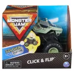Masina Monster Jam Soldier Fortune Click & Flip, scara 1:43