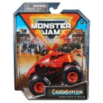 Masinuta metalica Monster Jam Crushstation, scara 1:64, multicolor