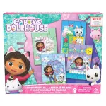 Set 4 puzzle-uri din lemn Gabby's Dollhouse pentru copii 4+ ani