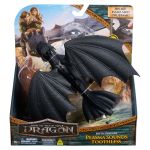 CUM SA ITI DRESEZI DRAGONUL LUPTA DRAGONILOR FIGURINA DRAGON TOOTHLESS 26.5 CM