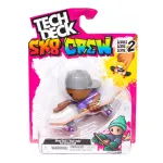 Tech Deck Sk8 Crew set cu placa si figurina 9,6 cm, sapca gri
