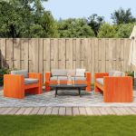 Set mobilier grădină, 2 piese, maro ceruit, lemn masiv pin GartenMobel Dekor