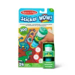 Set creativ cu autocolante si stampila Dinozaur Melissa & Doug Sticker Wow