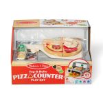 Set de joacă pizza din lemn Melissa & Doug, 41 piese, 3+ ani