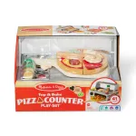 Set de joacă pizza din lemn Melissa & Doug, 41 piese, 3+ ani