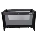 Pat de voiaj pliabil Nania Soda cu 2 niveluri, gri, 0-3 ani