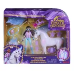 Set Unicorn Academy Glacier cu figurina, unicorn si pietre pretioase