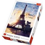 Puzzle Trefl 1000 piese Paris in zori, multicolor, 12+ ani