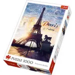 Puzzle Trefl 1000 piese Paris in zori, multicolor, 12+ ani