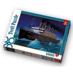 Puzzle Trefl Titanic, 1000 piese, multicolor, pentru copii 9+ si adulti