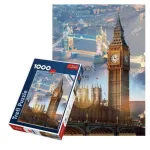 Puzzle Trefl 1000 piese Zori de zi la Londra, multicolor, 12+ ani