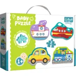 Puzzle bebe Trefl cu vehicule de transport, 8 piese, 2 ani+
