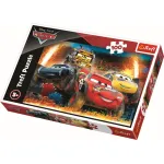Puzzle Trefl 100 piese Cars - Cursa la limită pentru copii 5+