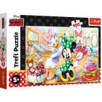 Puzzle Trefl Minnie Mouse la salonul de înfrumusețare, 100 piese