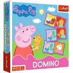 Joc domino Trefl Peppa Pig pentru copii 3+ ani, multicolor