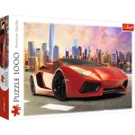 Puzzle Trefl 1000 piese Lamborghini roșu, pentru copii și adulți 10+ ani