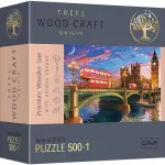 Puzzle din lemn Trefl Londra 500+1 piese, obiective turistice
