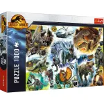 Puzzle Trefl 1000 piese Jurassic World - Pe urmele dinozaurilor