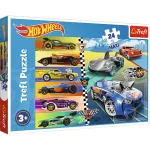 Puzzle Trefl 24 Maxi Hot Wheels pentru copii 3+ ani, 24 piese