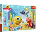 Puzzle Trefl Maxi 24 piese Peștișorii Fericiți pentru copii 3+