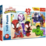 Puzzle Trefl 24 piese maxi cu Spidey si Prietenii Lui Extraordinari