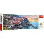 Puzzle Trefl 500 piese Panorama Vernazza, peisaj panoramic