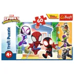 Puzzle Trefl 60 piese Spidey și prietenii, pentru copii 4+