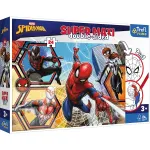 Puzzle Trefl Primo Super Maxi Spiderman, 24 piese, 3 jocuri in 1