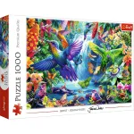 Puzzle Trefl 1000 piese Colibri Tropicali, multicolor, 12+ ani