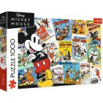 Puzzle Trefl 1000 piese Disney Mickey Mouse, multicolor, 12+ ani