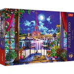 Puzzle Trefl 1000 piese Premium Plus, Paris la lumina lunii