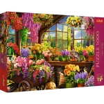 Puzzle Trefl 1000 piese Premium Plus Tea Time, tema de primavara