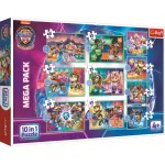 Puzzle Trefl 10 in 1 Patrula Catelusilor - Mega Pack pentru copii 4+