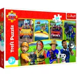 Puzzle Trefl 24 piese Maxi Pompierul Sam pentru copii 3+