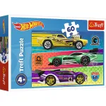 Puzzle Trefl Hot Wheels Cursa, 60 piese, pentru copii 4+ ani
