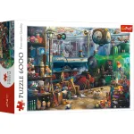 Puzzle Trefl 6000 piese Stația de tren, multicolor, 14+ ani