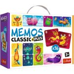 Joc de memorie Memos Classic Plus cu monstruleti draguti, 3+ ani