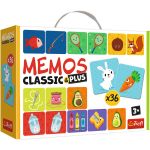 Joc de memorie pentru copii Memos Classic Plus Trefl, 36 cartonase, 3+ ani