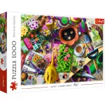 Puzzle Trefl 1000 piese Aranjarea Grădinii, artist Andrew Farley