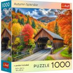 Puzzle Trefl 1000 piese Splendoarea Toamnei, cu poster inclus