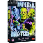 Puzzle Trefl 1000 piese Monsters Premium Plus, colectia Universal Monsters