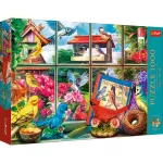 Puzzle Trefl 1000 piese Premium Plus Tea Time - Lumea pasarilor