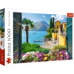 Puzzle Trefl 1000 piese cu vedere spre Lacul Como, multicolor