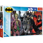 Puzzle Trefl Batman gata de actiune, 160 piese, 6+ ani