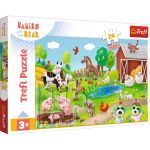 Puzzle Trefl 24 Maxi Animale la Fermă pentru copii 3+ ani