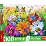 Puzzle Trefl 300 piese Easy Piece Insecte in Lunca, multicolor, 8+